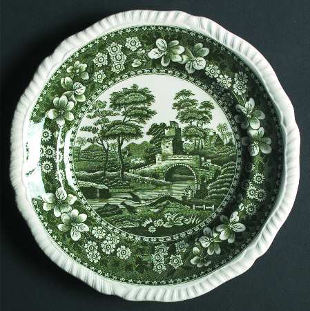 Tower Green Salad Plate