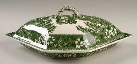 Tower Green Lazy Susan Side Dish with Lid
