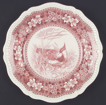 Tower Pink (Game Bird Center) Dinner Plate