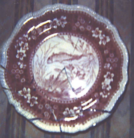 Tower Pink (Fish Center) Dinner Plate