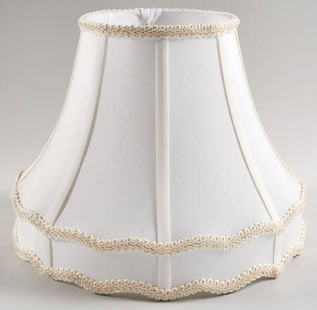 Tower Pink (Newer Backstamp) Electric Square Vase Lamp & Shade