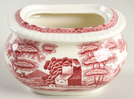 Tower Pink (Newer Backstamp) Sugar Bowl No Lid