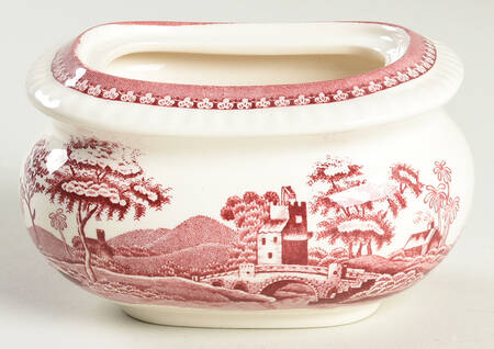 Tower Pink (Newer Backstamp) Sugar Bowl No Lid