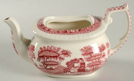 Tower Pink (Newer Backstamp) Small Teapot No Lid