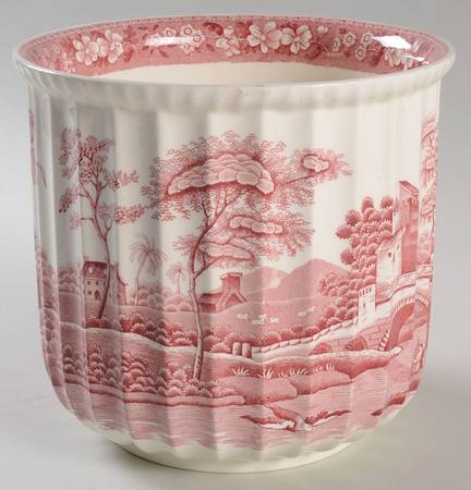 Tower Pink (Newer Backstamp) 6" Cachepot