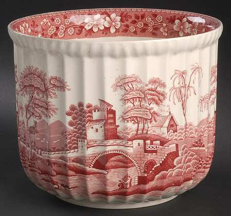 Tower Pink (Newer Backstamp) 6" Cachepot