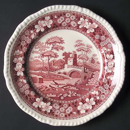 Tower Pink (Newer Backstamp) Luncheon Plate