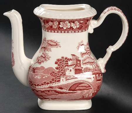 Tower Pink (Newer Backstamp) Coffee Pot No Lid