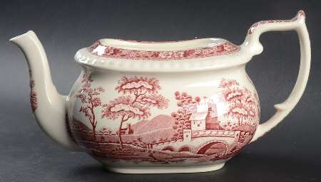 Tower Pink (Newer Backstamp) Teapot No Lid