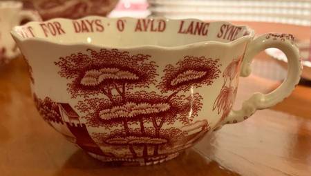 Tower Pink (Older Backstamp) Joke Cup