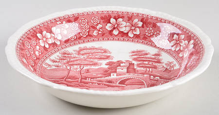 Tower Pink (Older Backstamp) Coupe Soup Bowl