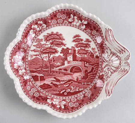 Tower Pink (Older Backstamp) 10" 1 Handle Bon Bon