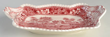 Tower Pink (Older Backstamp) 12" Sandwich Tray