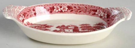 Tower Pink (Older Backstamp) Individual Augratin
