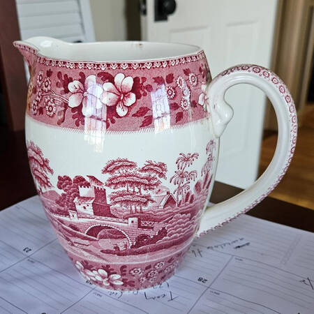 Tower Pink (Older Backstamp) 54 Oz Pitcher