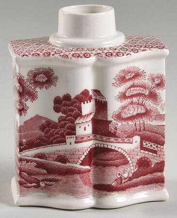 Tower Pink (Older Backstamp) Tea Caddy No Lid