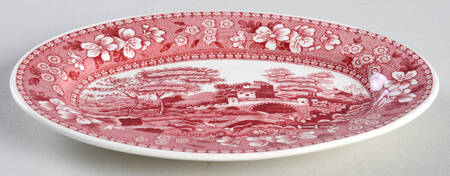 Tower Pink (Older Backstamp) Child's Platter
