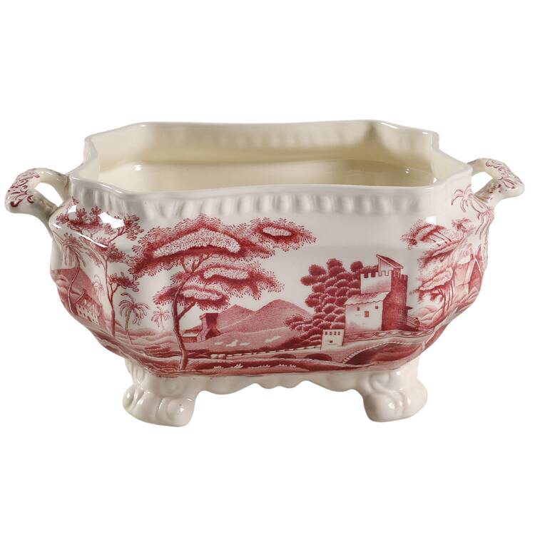 Tower Pink (Older Backstamp) Small Tureen No LId