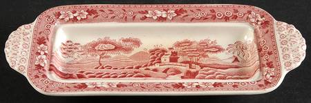 Tower Pink (Older Backstamp) 1/4 Lb Butter No Lid