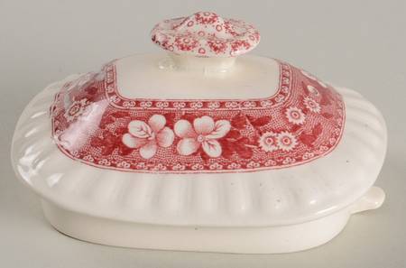 Tower Pink (Older Backstamp) Lid for Individual Teapot