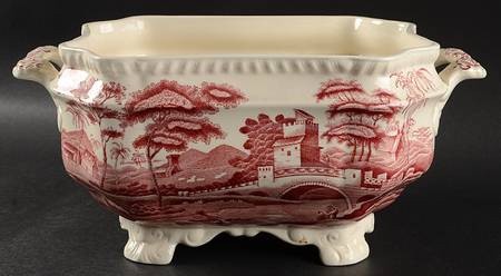 Tower Pink (Older Backstamp) Tureen No Lid