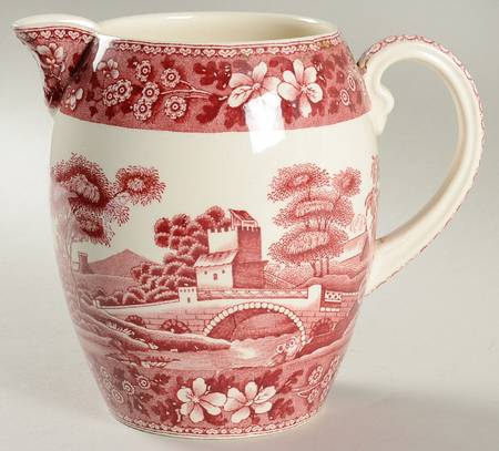 Tower Pink (Older Backstamp) 40 Oz Jug by Spode