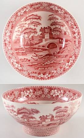 Tower Pink (Older Backstamp) Centerpiece