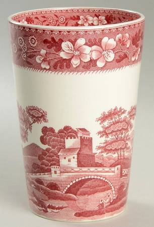 Tower Pink (Older Backstamp) Tall China Tumbler by Spode