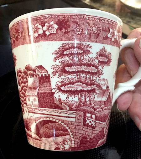 Tower Pink (Older Backstamp) Beaker (English Mug)