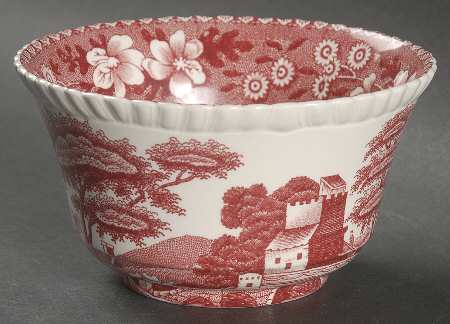 Tower Pink (Older Backstamp) Open Sugar Bowl