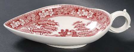 Tower Pink (Older Backstamp) 1 Handle Bon Bon by Spode