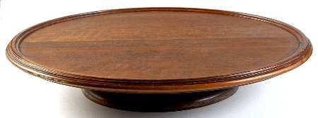 Tower Pink (Older Backstamp) Mahogany Tray for Canterbury Set