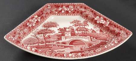 Tower Pink (Older Backstamp) Canterbury Set, Covered Side, No Lid