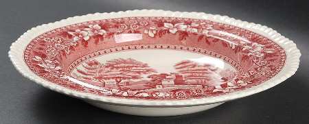 Tower Pink (Older Backstamp) Muffin Dish No Lid