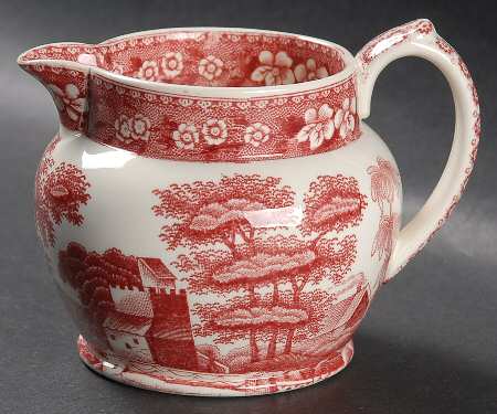 Tower Pink (Older Backstamp) 8 Oz Milk Jug by Spode