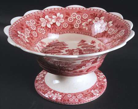 Tower Pink (Older Backstamp) Fruit Compote