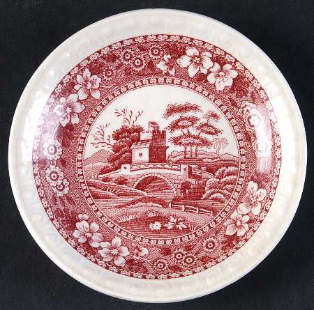 Tower Pink (Older Backstamp) Butter Pat