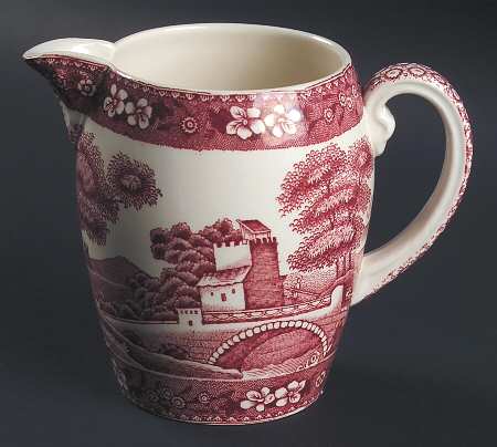 Tower Pink (Older Backstamp) 12 Oz Jug by Spode