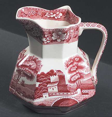 Tower Pink (Older Backstamp) 16 Oz Jug by Spode