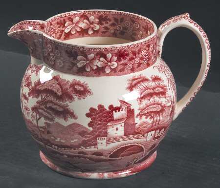 Tower Pink (Older Backstamp) 64 Oz Jug by Spode
