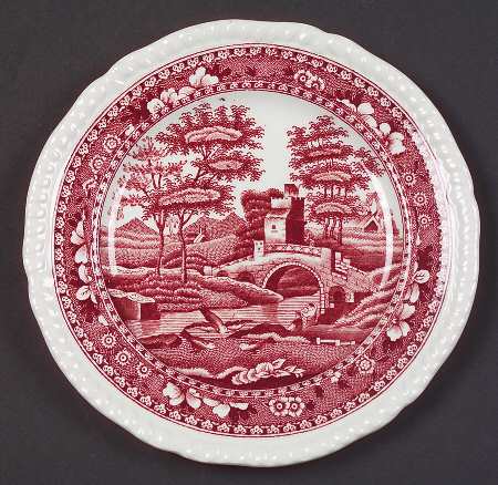 Tower Pink (Older Backstamp) Small Bread & Butter Plate by Spode