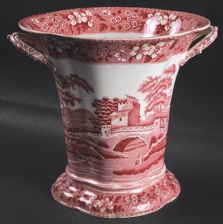 Tower Pink (Older Backstamp) 8" Oval Vase