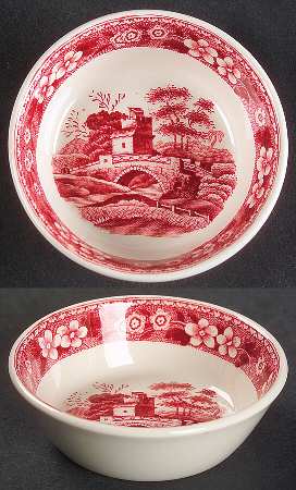 Tower Pink (Older Backstamp) Master Salt Dip by Spode