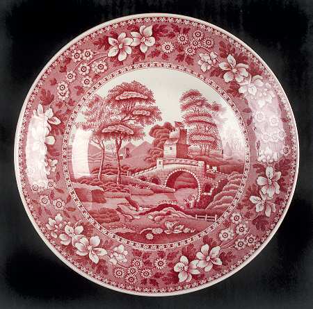 Tower Pink (Older Backstamp) Saucer for Joke Cup