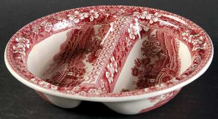 Tower Pink (Older Backstamp) 2-Part Relish