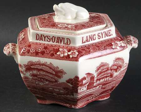 Tower Pink (Older Backstamp) Sugar Bowl & Lid