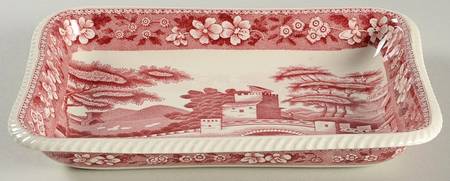 Tower Pink (Older Backstamp) 7" Sweet Meat Dish