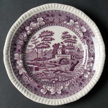 Tower Purple Bread & Butter Plate