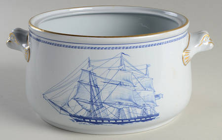 Trade Winds Blue 2.5 Qt Round Casserole No Lid