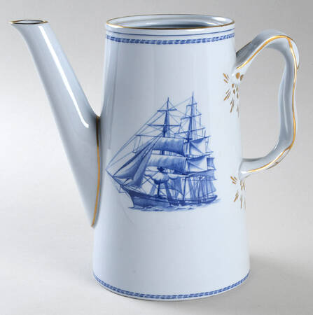 Trade Winds Blue Coffee Pot No Lid